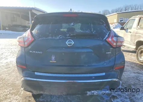 2017 Nissan Murano S z USA, uszkodzony, nr VIN 5N1AZ2MH4HN139080